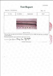 Tystysgrif ar gyfer A453 660B 3