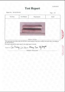 Tystysgrif ar gyfer S31254