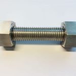 bolltau gre c / w 2 bollt hecs trwm