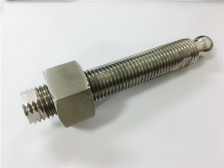 turn cnc o ansawdd uchel wedi'i addasu yn troi caewyr styden bêl titaniwm